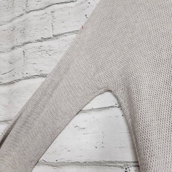 Wilfred Aritzia Silk Cashmere Blend Open Front Knitted Cardigan Gray Size Small - Picture 6 of 11